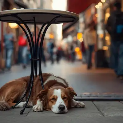 Teaching Your Dog to Settle Down in Public Places