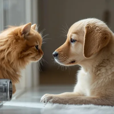 The Proper Way to Introduce a New Puppy to Your Cat