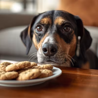 How to Prevent Your Dog from Staling Food from the Coffee Table