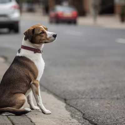 How to Teach Your Dog to Wait at the Curb Before Crossing