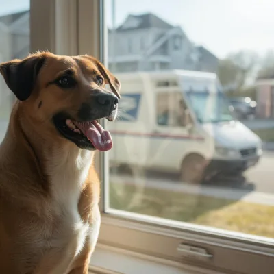 Teaching Your Dog to Be Quiet When the Mailman Arrives