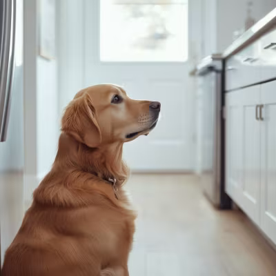 Why Your Dog Follows You to the Kitchen Every Time