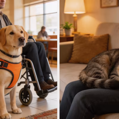 Emotional Support Animal vs Service Dog