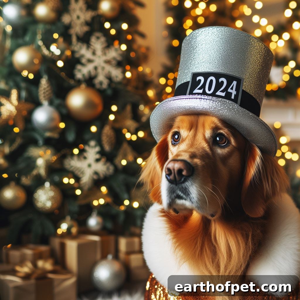 Happy dog with owner