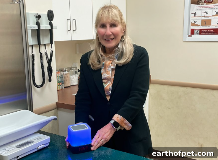 Janet Marlow at clinic