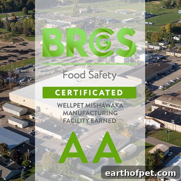 WellPet Earns "AA" Grade Accreditation for Exceptional Food Safety Standards at its Indiana-based Manufacturing Facility