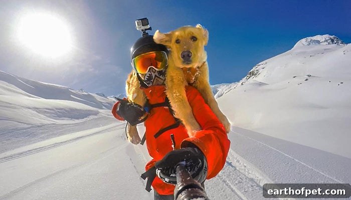 andrew muse, How to Ski and Snowboard With Your Adventure Dog