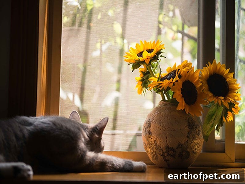 cat looking out a window