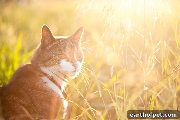 cat in grass, Pet Friendly Garden