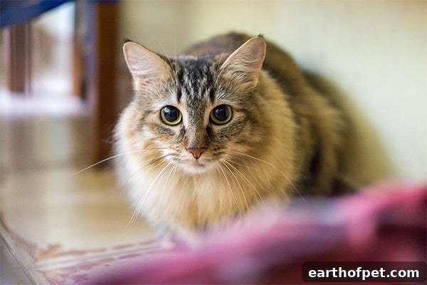 Cat hiding